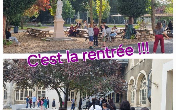 Rentrée du 02 septembre 2024 !