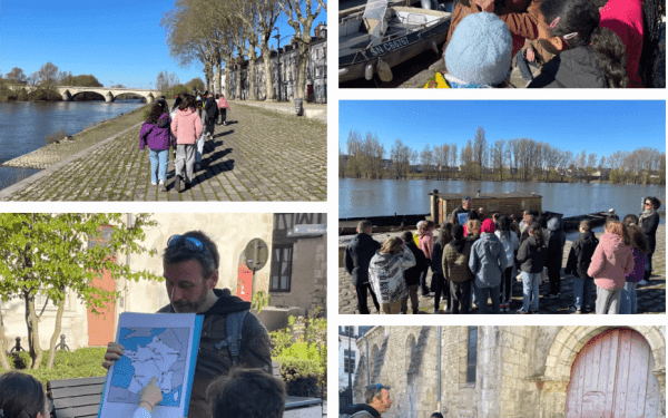 ⚓️Découverte de la Loire à Orléans pour les CM1A.⚓️