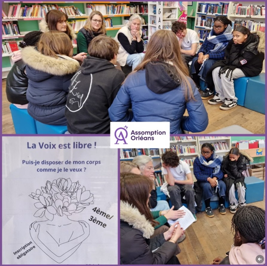 L'atelier "La Voix est Libre !"
Un espace pour penser librement, s’exprimer avec confiance et écouter avec attention.
Curiosité, esprit critique et réflexion indépendante au cœur de chaque échange.