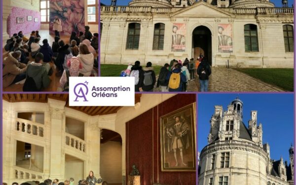 Les deux classes de CM1 au chateau de Chambord