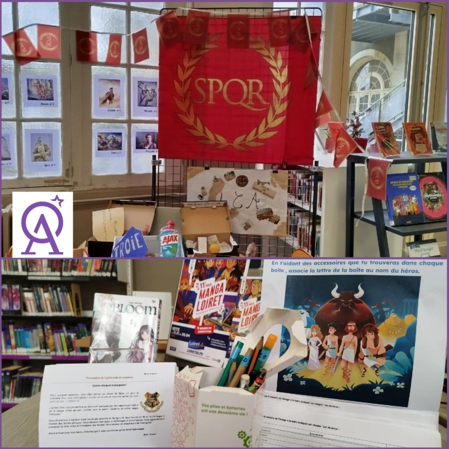 Une exposition-Jeu réalisée par les latinistes