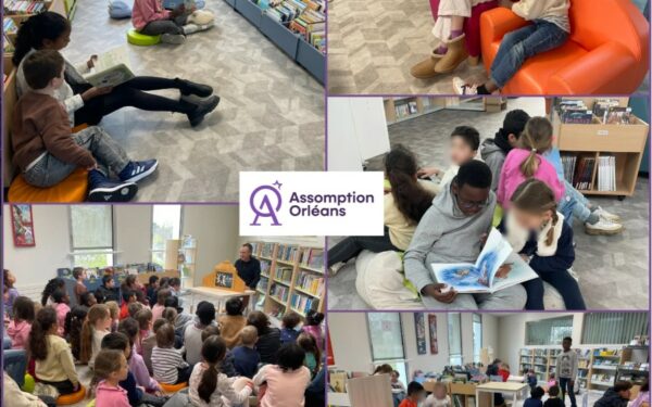 Médiathèque pour les GS et les CM1A