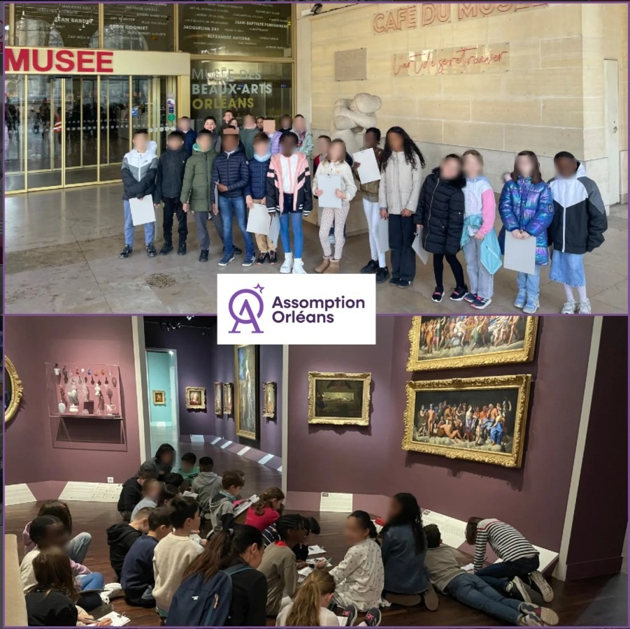 Musée des Beaux-Arts pour clôturer une séquence sur la mythologie grecque