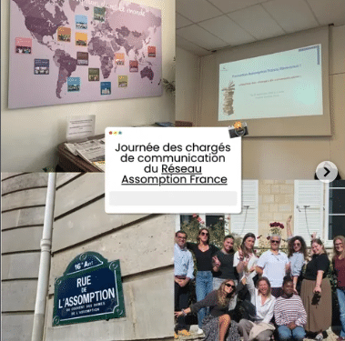 Les équipes communication du réseau @assomption_france se sont retrouvées pour une journée de formation riche en échanges et en découvertes
