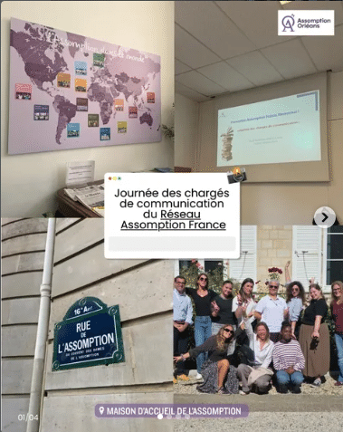 Les équipes communication du réseau @assomption_france se sont retrouvées pour une journée de formation riche en échanges et en découvertes